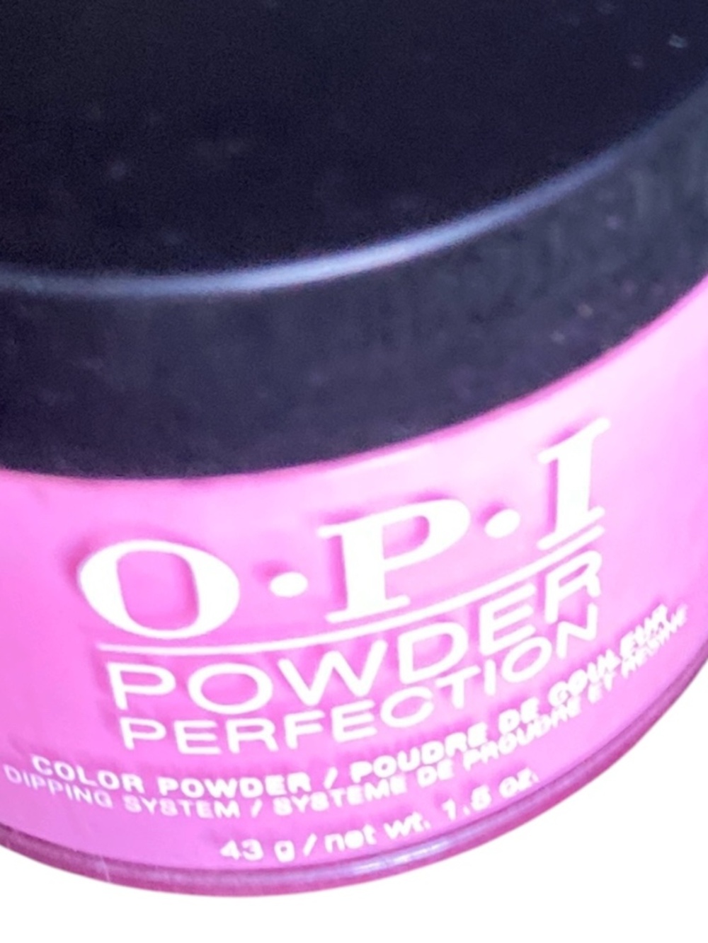 opi dip powder strawberry margarita open / full